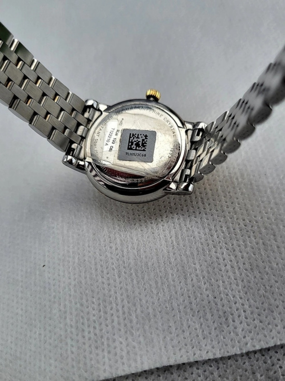 Tissot Le Locle Two-Tone Roman Numeral Watch. Not Original Pack # TS01 - Picture 11 of 12
